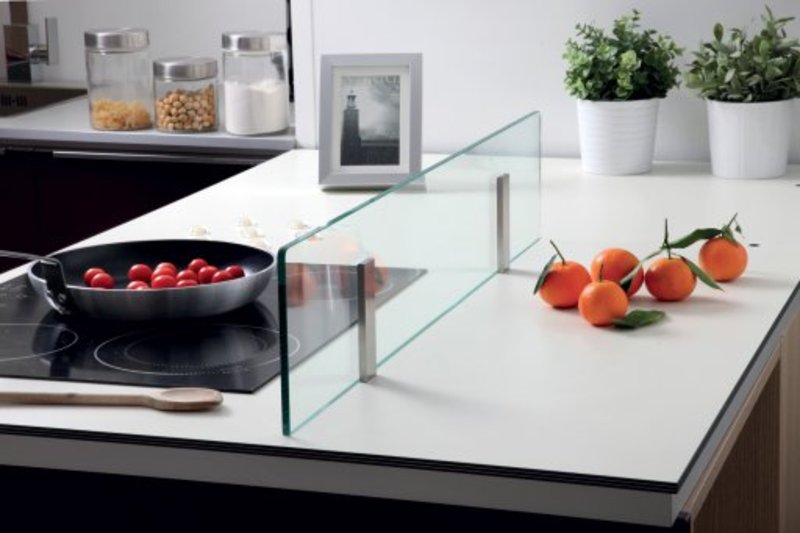 Crédence en verre pour îlot de cuisine Cuisine table de Ilot Créatif