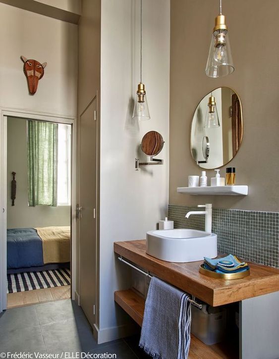 Miroir salle de bains : inspiration déco - Côté Maison