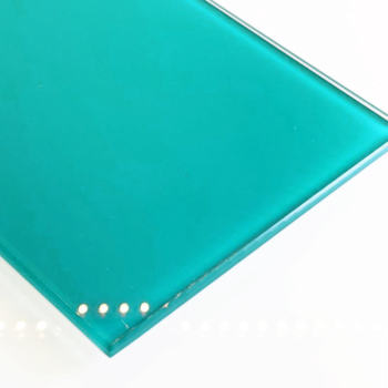 Verre laqué Verre Turquoise