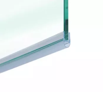 Joint translucide avec bourrelet longueur 2160 mm (verre 8 mm) masse réduite