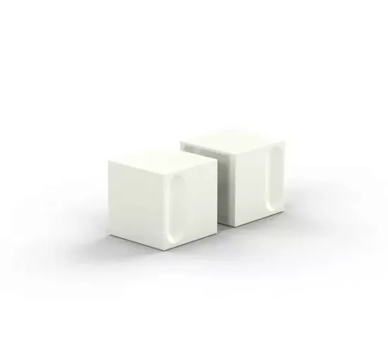 Bouton de porte SK003 Blanc mat