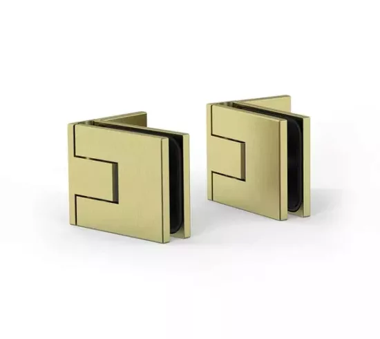 Paire de Charnières JUNA Laiton brossé