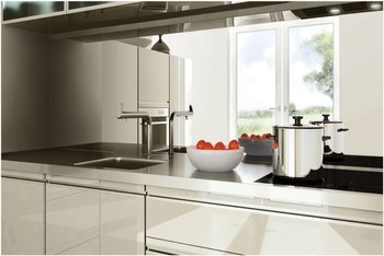 Crédence de cuisine miroir
