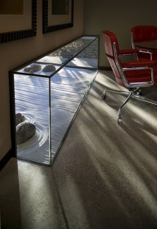 Un vivarium zen en verre